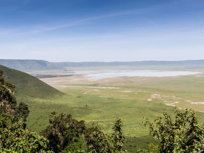 Ngorongoro-Krater-Tansania mit Kaldera