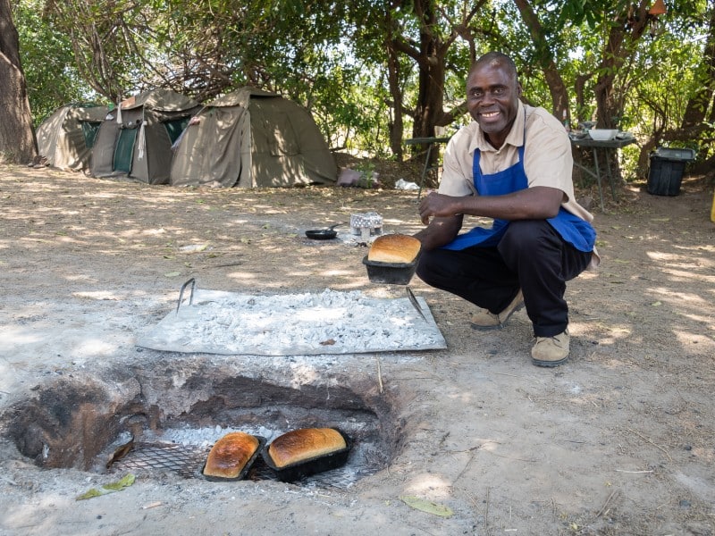 Küche auf Walking Safari Sambia South Luangwa