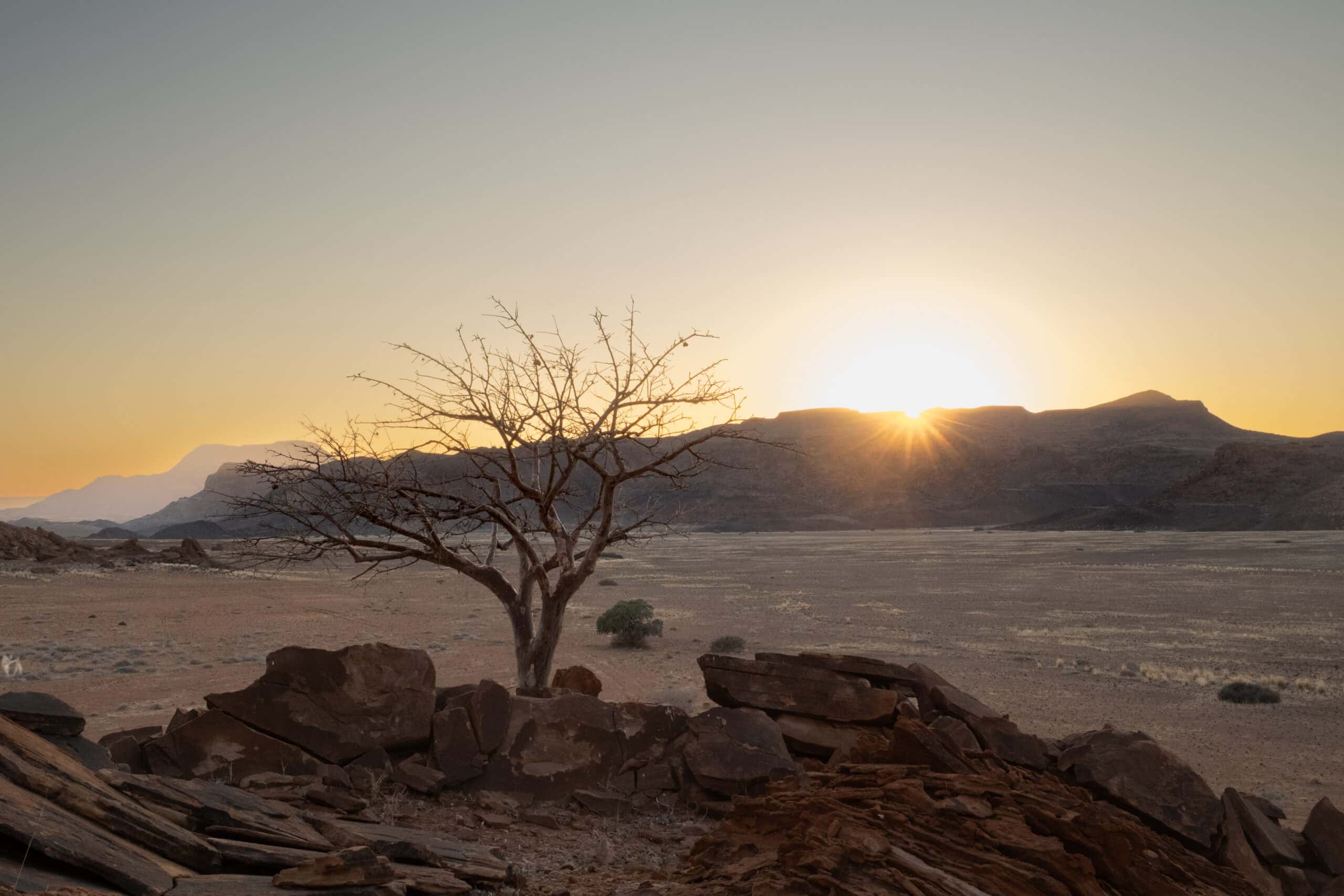 Fish River Canyon Lodge Namibia Abendstimmung im Damaraland Namibia Coolcation